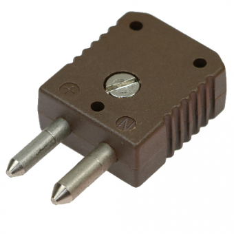 Standard thermocouple connector type N, brown | -50...+220°C