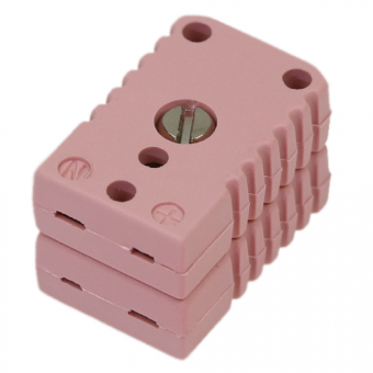 Miniature double socket type N, light pink | -50...+120°C