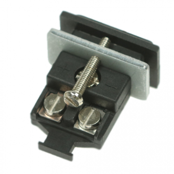 Miniature panel socket type J, black | -50...+120°C