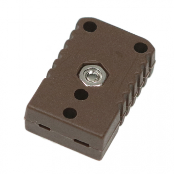 Miniature socket type T, brown | -50...+120°C