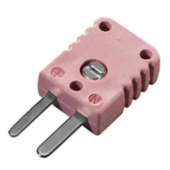 Miniature thermocouple connector type N, light pink | -50...+120°C