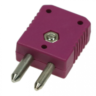 Standard thermocouple connector type E, violet | -50...+120°C