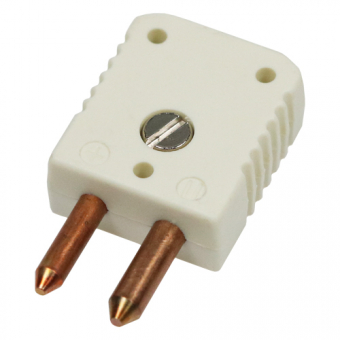 Standard thermocouple connector type U, white | -50...+120°C