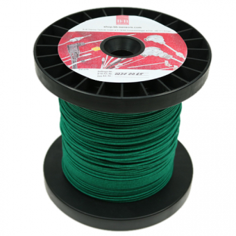 Thermocouple wire 2 x 0.20 mm, type K NiCr-Ni, glass fibre covered, 100m 